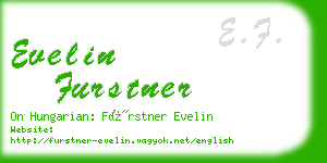 evelin furstner business card